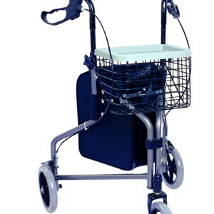 Lightweight Tri-wheel Rollator with Basket